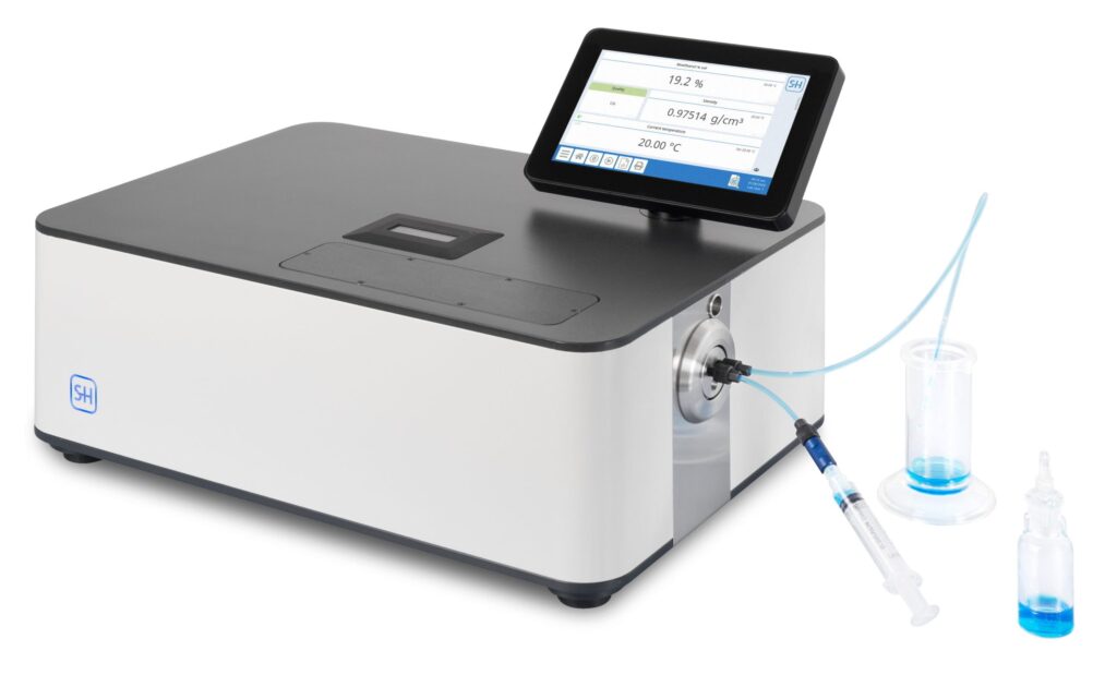Schmidt+Haensch VariDens density meter in laboratory use
