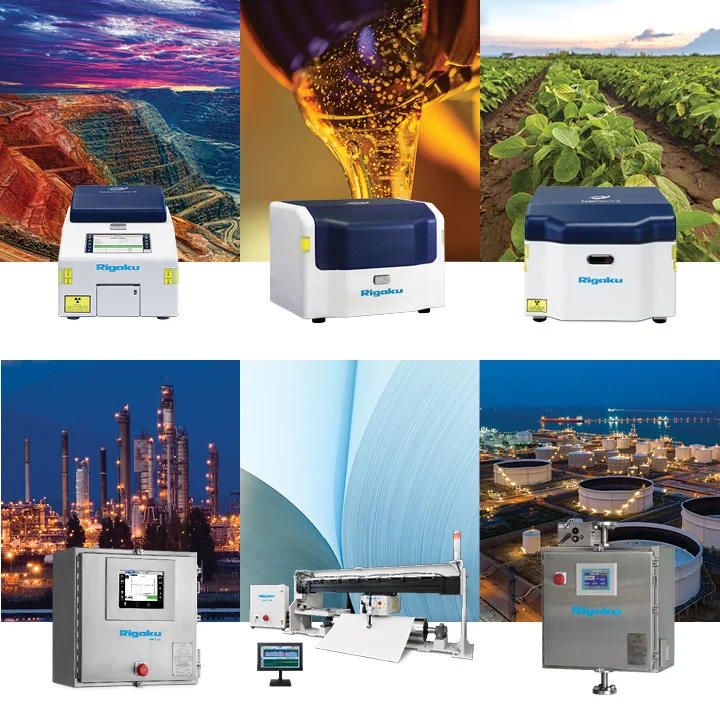 Rigaku energy-dispersive X-ray fluorescence analysers across mining, petroleum and agriculture applications